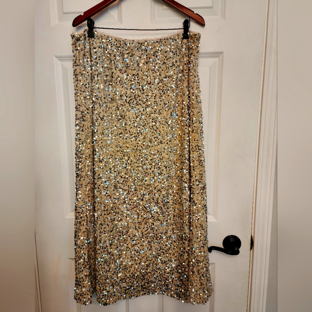 Sequin Maxi Skirt XXL